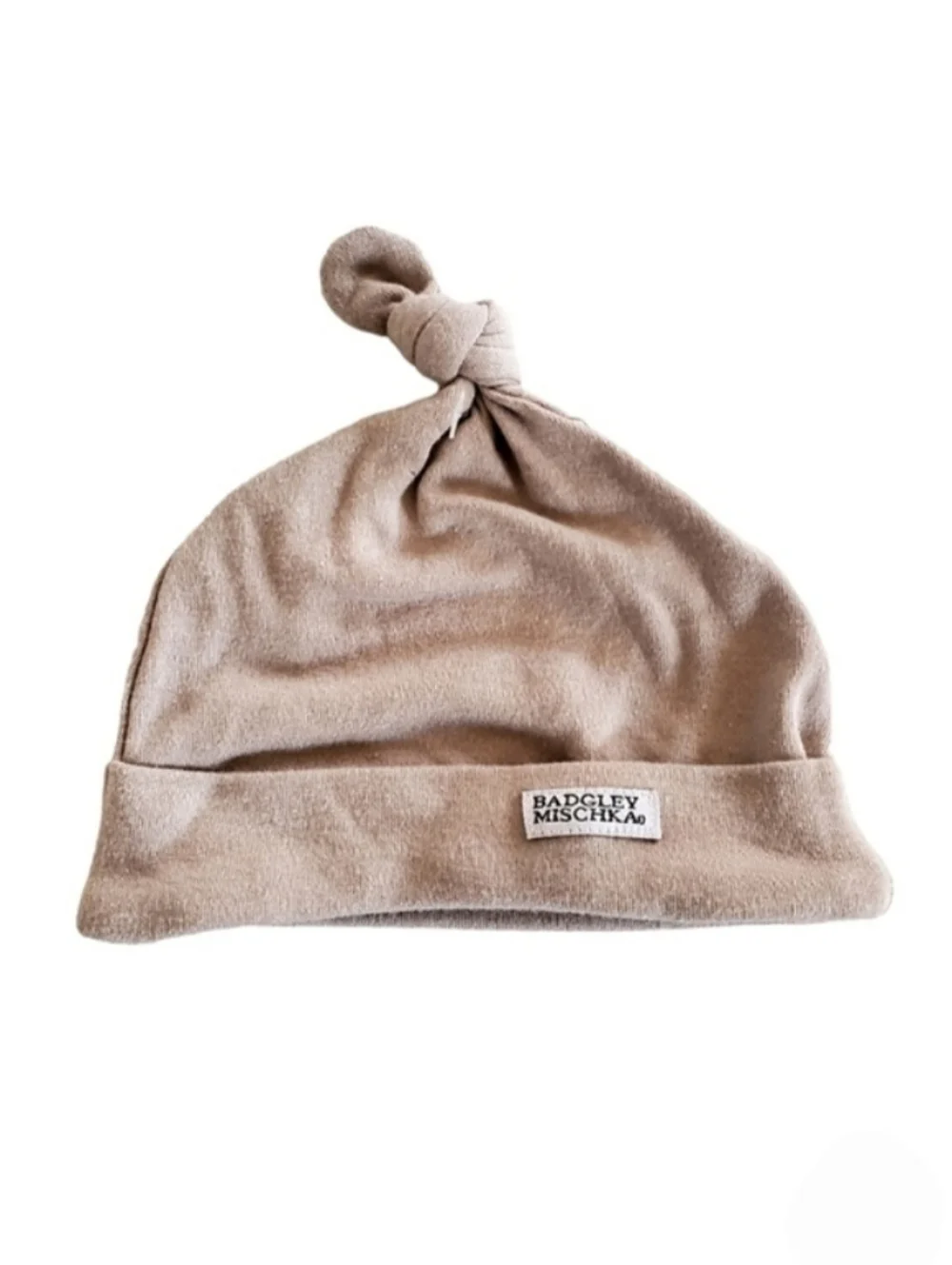 K1344 * Badgley Mischka Baby Hat Gray NB OSFM